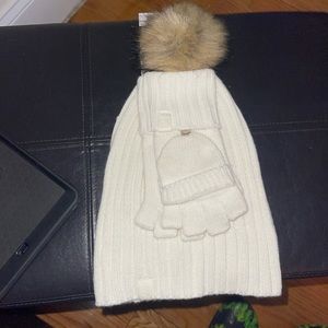 Calvin Klein hat and gloves set